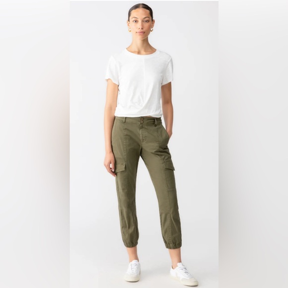 Sanctuary rebel cargo utility pant in hiker green - Picture 3 of 11